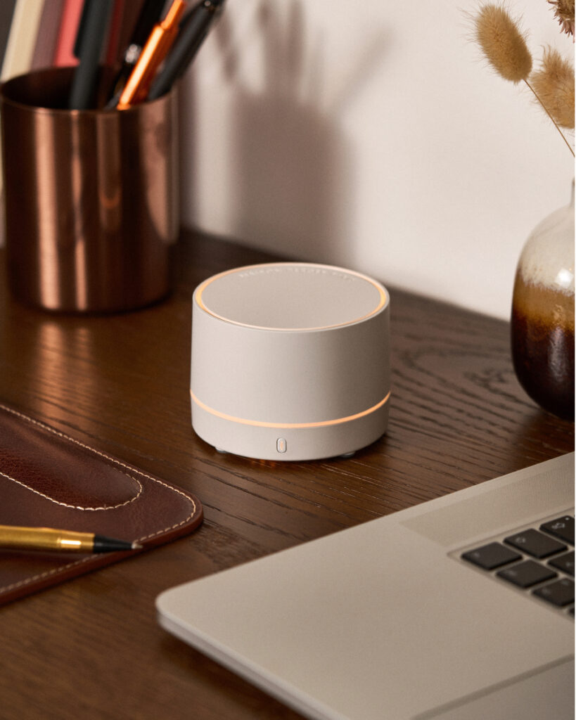 difusor de aroma colocado en el hogar