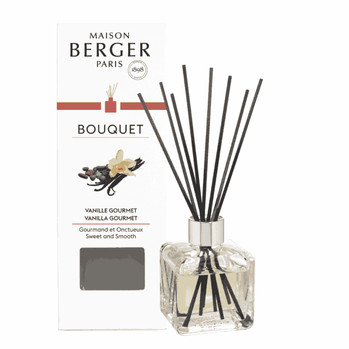Perfuma y neutraliza los olores con el mikado Vanille Gourmet 100 ml de Maison Berger