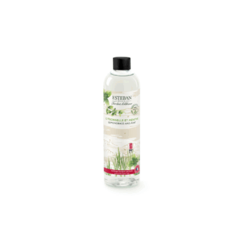Recarga tu mikado para hogar con el recambio de mikado Citronela y Menta de Esteban Paris