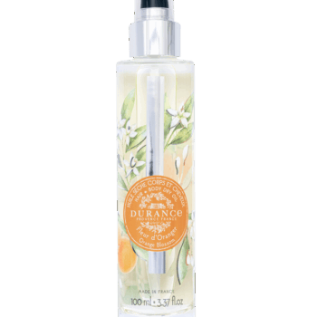 Nutre y perfuma tu piel y tu cabello con el aceite seco corporal y perfumado Fleur d'Oranger de Durance