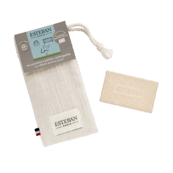 Perfuma los pequeños rincones de tu hogar con la bolsita perfumada recargable para armarios Pur Lin de Esteban Paris