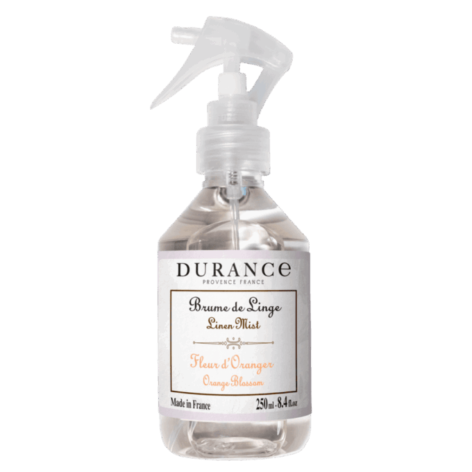Perfuma la ropa de tu hogar con la bruma textil Fleur d'Oranger de Durance