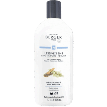 Cuida tu ropa y tus tejidos con el detergente perfumado 3 en 1 con aroma Thé Blanc Pureté