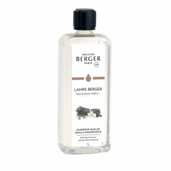 Perfuma y purifica el entorno de tu hogar con el líquido para lámpara catalítica Splendeur Vanillée 1 litro de Maison Berger