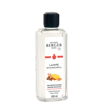 Perfuma tu hogar con el líquido para lámpara catalítica Orange de Cannelle 500 ml de Maison Berger