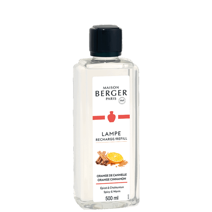 Perfuma tu hogar con el líquido para lámpara catalítica Orange de Cannelle 500 ml de Maison Berger