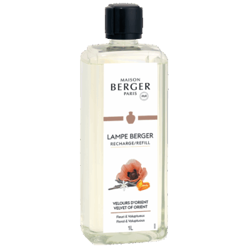 Perfuma y purifica el entorno de tu hogar con el líquido para lámpara catalítica Velours d'Orient 1 litro de Maison Berger