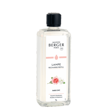 Perfuma y purifica el entorno de tu hogar con el líquido para lámpara catalítica Paris Chic 1 litro de Maison Berger