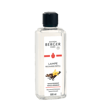 Perfuma tu hogar con la recarga para lámpara catalítica Vanille Gourmet 500 ml de Maison Berger