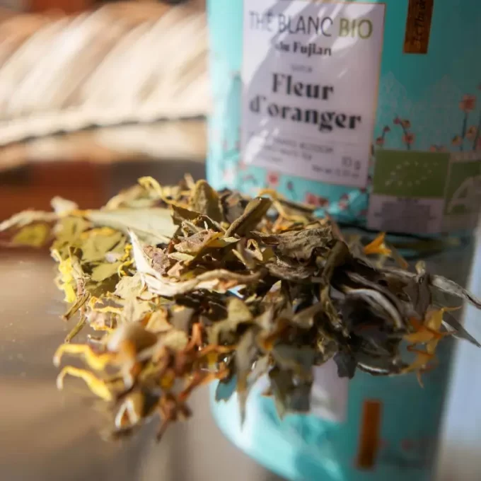 FLOR DE AZAHAR - Té blanco bio 40 gr. - Imagen 3
