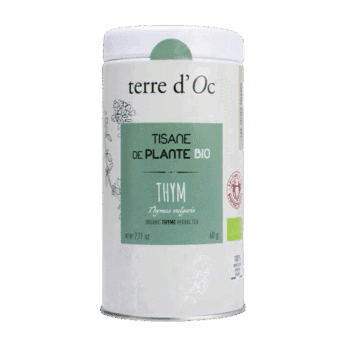 Cuida tu organismo y tu piel con la infusión de tisana bio de tomillo de terre d'Oc