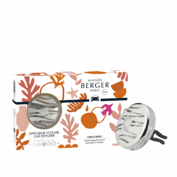 Perfuma tus viajes y evita que se formen olores en tu vehículo con el ambientador para coche Fresh Spirit de Maison Berger