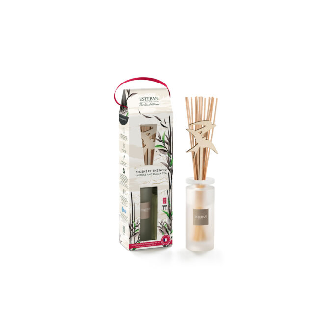 Perfuma con clase el entorno de tu hogar con el mikado para hogar Encens et Thé Noir de Esteban Paris