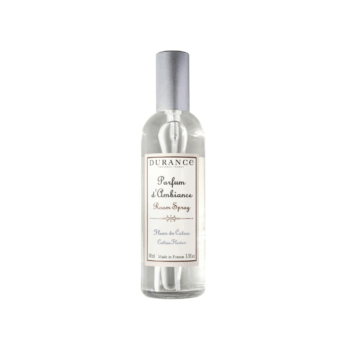 Perfuma el entorno de tu hogar cómodamente, de forma fácil y rápida, con el perfume de ambiente Flor de Algodón de Durance