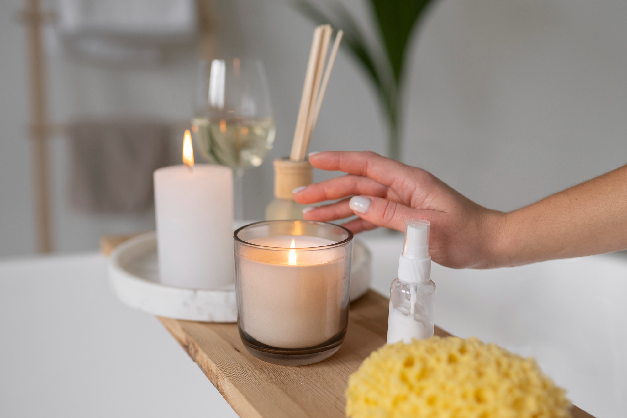 Vela aromática de Bahía Lemon