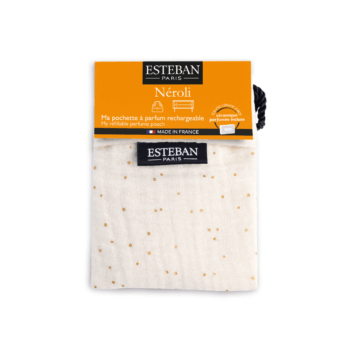Perfuma los pequeños rincones de tu hogar con la bolsita perfumada recargable para armarios Néroli de Esteban Paris