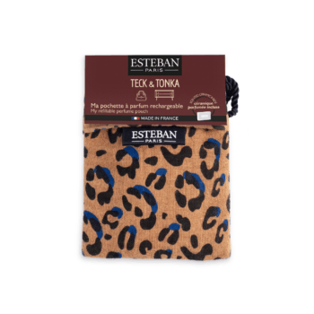 Perfuma los pequeños rincones de tu hogar con la bolsita perfumada recargable para armarios Teck Tonka de Esteban Paris