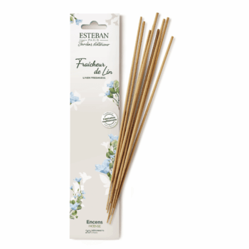 Elimina olores y deja un ambiente de paz y lujo con el incienso indio natural Fraicheur de Lin de Esteban Paris