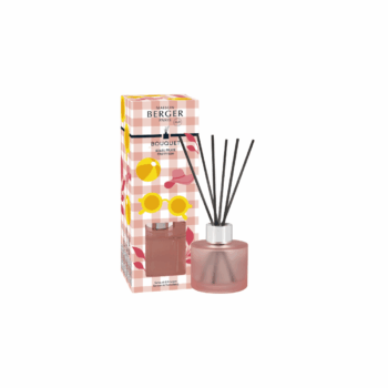 Perfuma tu hogar de forma continua, fácil y rápida con el mini mikado para hogar Soleil Fruité Estivale 90 ml de Maison Berger