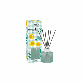 Perfuma tu hogar de forma continua, fácil y rápida con el mini mikado para hogar Zeste de Verveine Estivale 90 ml de Maison Berger