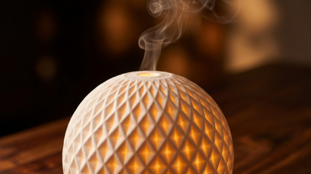 difusor de aromas en funcionamiento