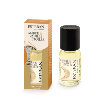 Perfuma el ambiente de tu hogar con ayuda de tu difusor, con este concentrado de perfume Ambre & Vanille Étoilée de Esteban Paris