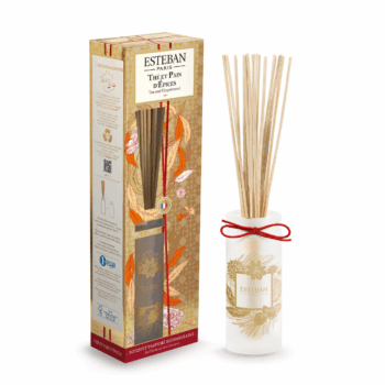 Ambienta tu Navidad con el mikado para hogar Té y Pan de Jengibre 100 ml de Esteban Paris