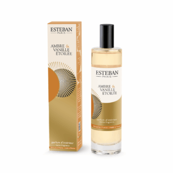 Perfuma tu hogar de forma fácil y rápida con el perfume de ambiente en spray Ambre & Vanille Étoilée de Esteban Paris