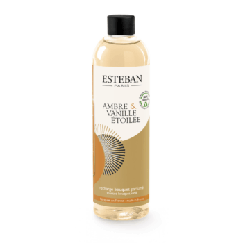 Sigue perfumando tu hogar de forma fácil y continua con este recambio de mikado Ambre & Vanillee Étoilée de Esteban Paris