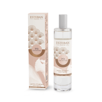 Perfuma el entorno de tu hogar cómodamente, de forma fácil y rápida, con el perfume de ambiente Iris Cachemire de Esteban Paris
