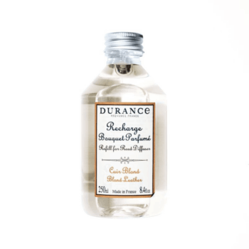 Sigue perfumando y evitando olores en tu hogar con el recambio de mikado o bouquet Cuero Rubio 250 ml de Durance